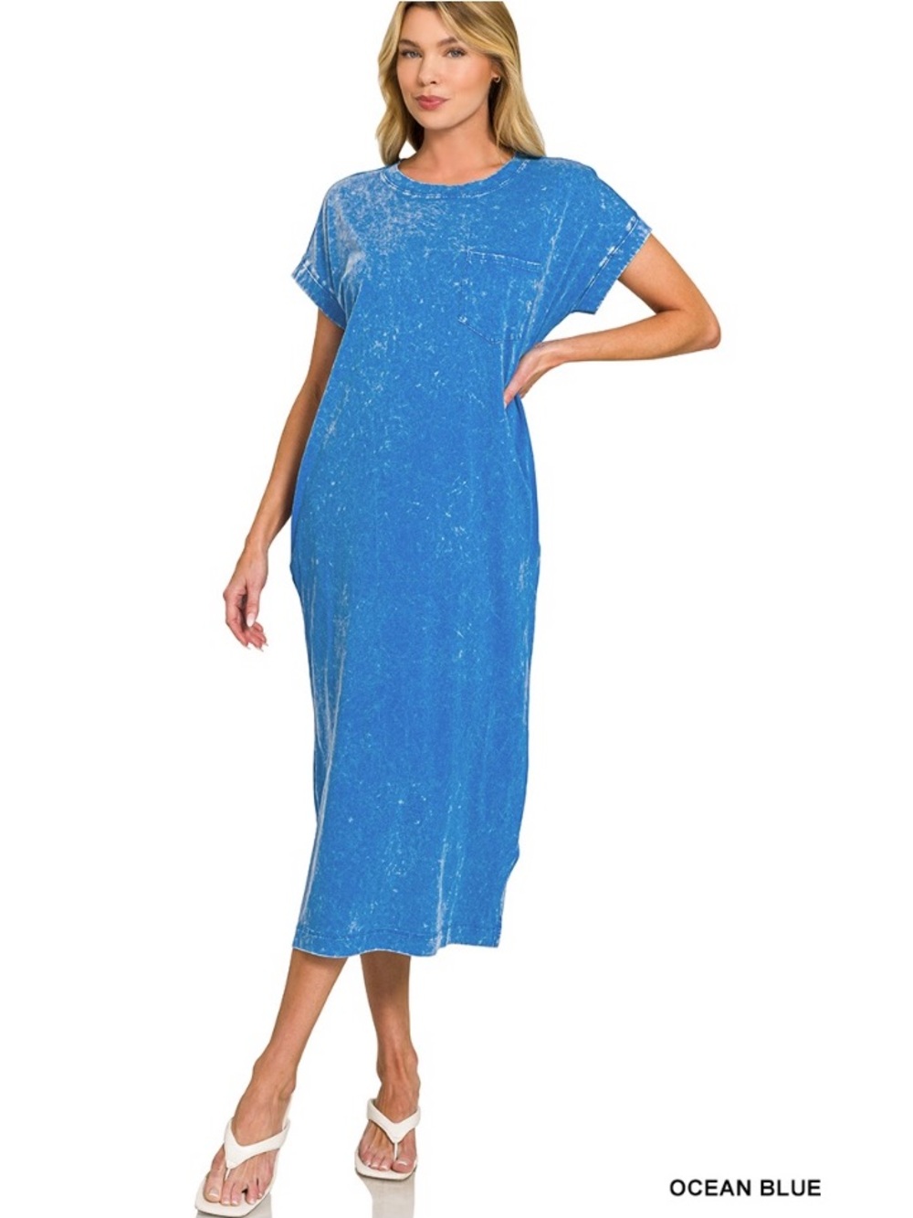 210 WASHED EXPOSED SEAM SHORT SLEEVE T-SHIRTS
DRESS